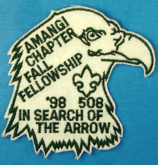Lodge 508 Patch Amangi Chapter 1998 Fall Fellowship