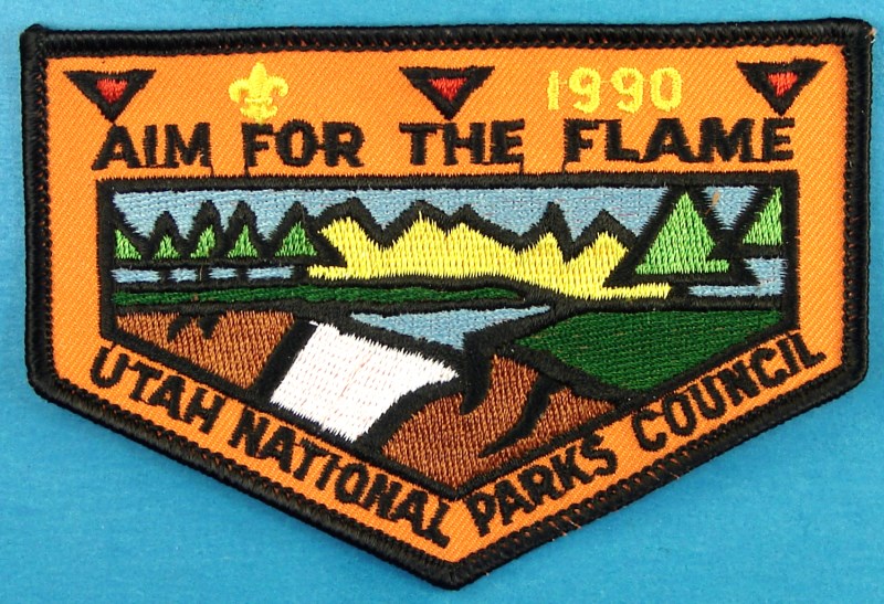 1990 Utah National Parks Aim For the Flame Patch