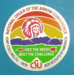 1979 NOAC Metal Sticker