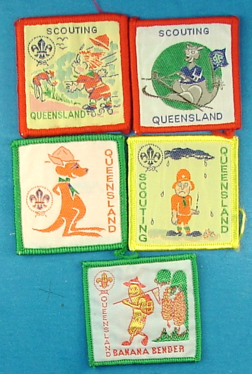 Queensland Scouting Patches Set of 5