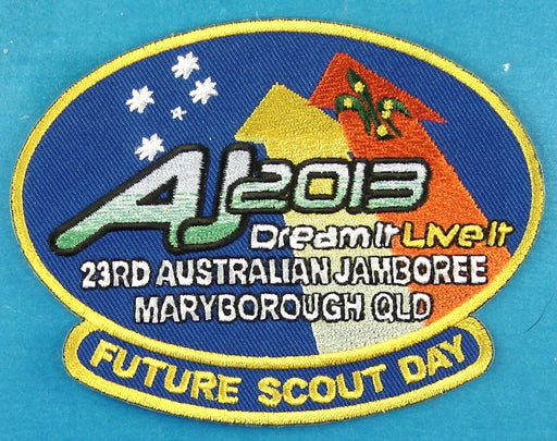 2013 Australian Jamboree Patch Future Scout Day