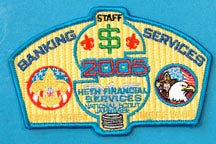 2005 NJ Banking Services Staff Patch Blue