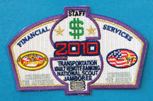 2010 NJ Financial Services Patch Purple