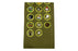 Merit Badge Sash 1950s with 35 Khaki Crimped Merit Badges on 1960s Khaki