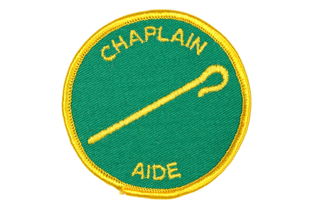 Chaplain Aide Patch 1970s Gauze Back