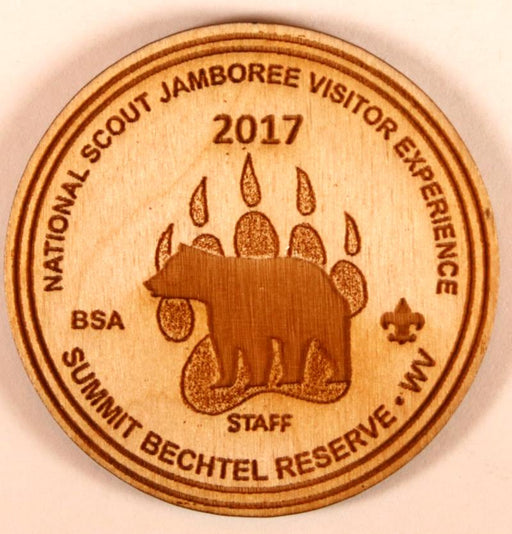 2017 NJ Summit Bechtel Reserve Staff Wooden Disc