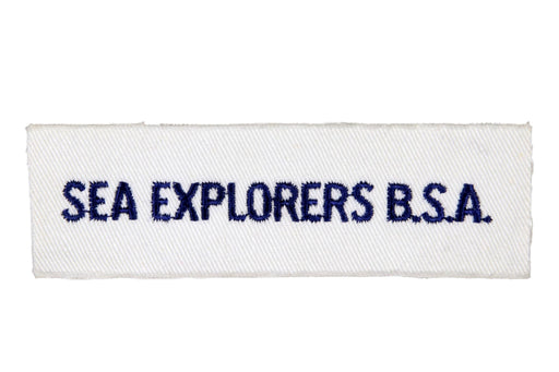 Sea Explorers B.S.A. Shirt Strip on White Twill
