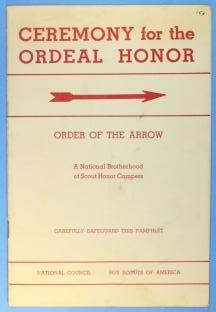 Ceremony for The Ordeal Honor Pamphlet