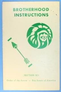 Brotherhood Instructions Booklet Section SE1