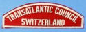 Transatlantic Council/Switzerland Red and White Council Strip
