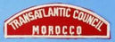 Transatlantic Council/Morocco Red and White Council Strip