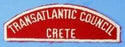 Transatlantic Council/Crete Red and White Council Strip