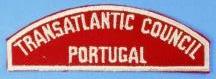 Transatlantic Council/Portugal Red and White Council Strip