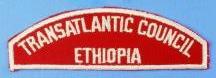 Transatlantic Council/Ethiopia Red and White Council Strip
