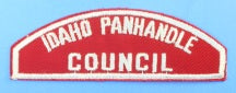 Idaho Panhandle Council Red and White Council Strip