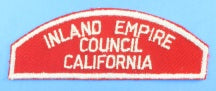 Inland Empire Council Red and White Council Strip