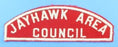 Jayhawk Area Council Red and White Council Strip