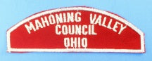 Mahoning Valley Council Red and White Council Strip