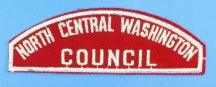 North Central Washington Council Red and White Council Strip
