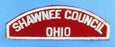 Shawnee Council Red and White Council Strip