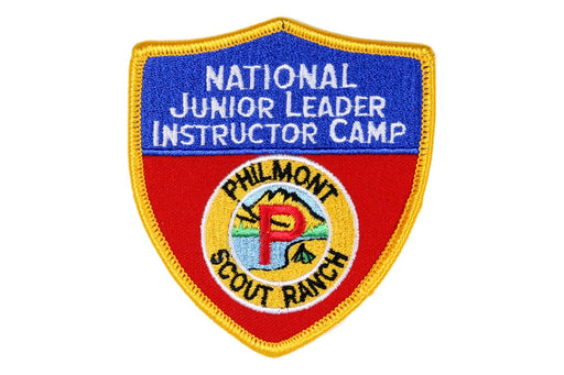 Philmont National Junior Leader Instructor Camp Patch Yellow Border