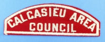 Calcasieu Area Council Red and White Council Strip