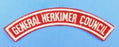 General Herkimer Council Red and White Srip