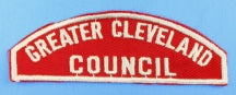 Greater Cleveland Council Red and White Council Strip