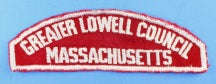 Greater Lowell Council Red and White Council Strip