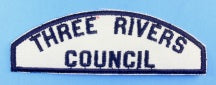 Three Rivers Council White and Blue Council Strip