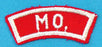 Missouri Red and White State Strip