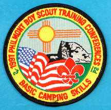 1997 Philmont Training Center Basic Camping Skills Patch