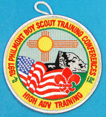 1997 Philmont Training Center High Adventure Training Patch