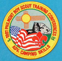1997 Philmont Training Center Advanced Camping Skills Patch
