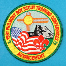 1997 Philmont Training Center Advancement Patch