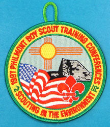 1997 Philmont Training Center Scouting in the Environment Patch