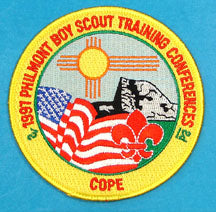 1997 Philmont Training Center COPE Patch