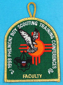1998 Philmont Training Center Faculty Patch
