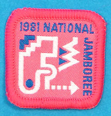 1981 NJ Participation Patch Pink