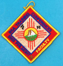 2000 Philmont Faculty Patch