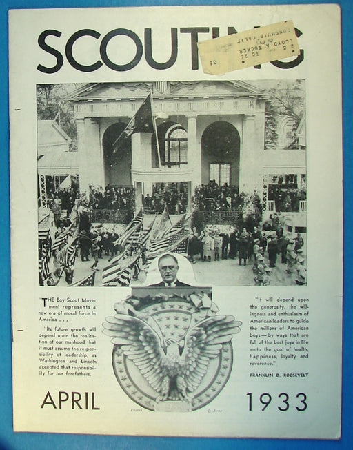 Scouting Magazine 1933 April