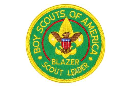 Blazer Scout Leader Patch 1970s Gauze Back