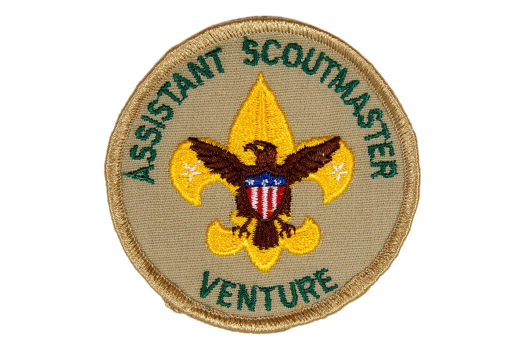 Assistant Scoutmaster Patch Tan Venture