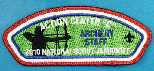 2010 NJ Action Center "C" Archery Staff Patch
