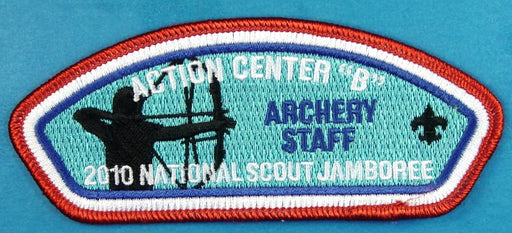 2010 NJ Action Center "B" Archery Staff Patch
