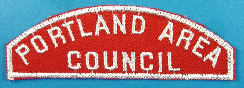 Portland Area Council Red and White Council Strip