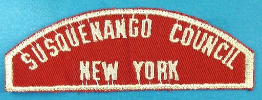 Susquenango Council Red and White
