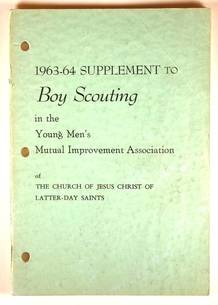 1963-64 Suppplement to Boy Scouting LDS