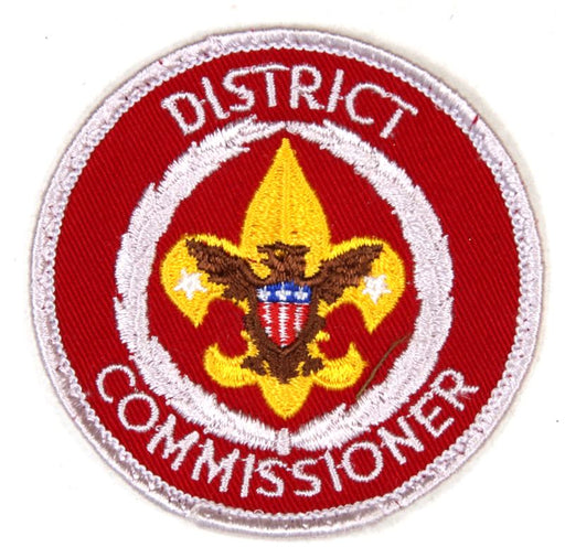 District Commissioner Patch 1970s - 2010