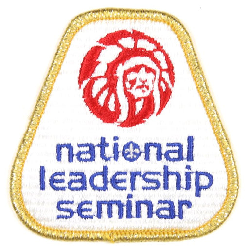 National Leadership Seminar Patch Gold Border